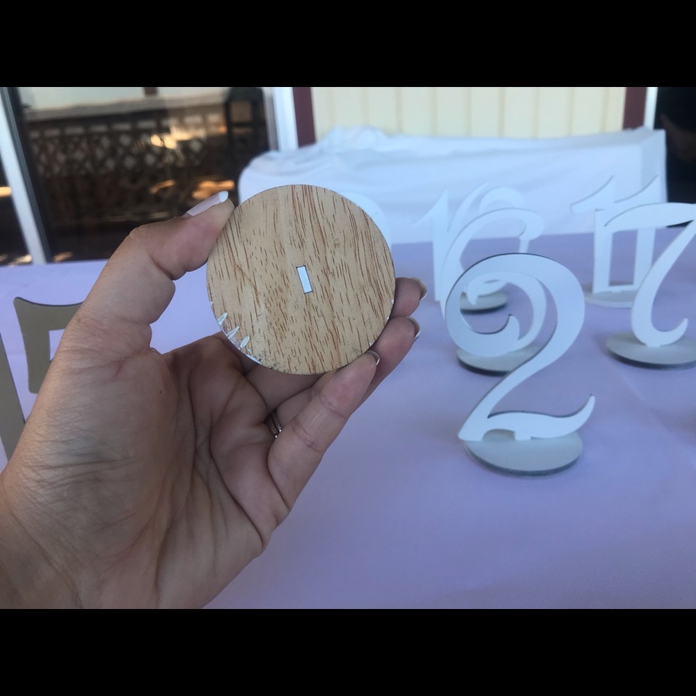 Wedding Table Numbers - Picture 4 of 6